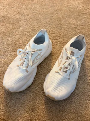 Brooks Glycerin StealthFit 20 Running Shoes – White/Khaki (Cream/Tan) thumbnail 2