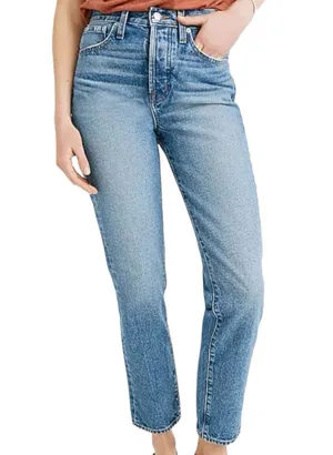 Madewell The Perfect Vintage Jeans Cormie Wash Button Fly High Waist Size 23 thumbnail 1