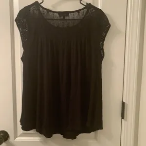 Lucky Brand Women's Sleeveless Top Shirt Size Large Black thumbnail 7