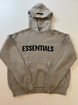 Essentials Fear of God Knit Pullover Hoodie thumbnail 1
