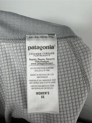 Patagonia‎ Capilene Midweight Bottoms Women XS Gray Polartec 44490 thumbnail 8