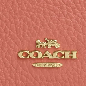 Coach Card Holder Wallet In Signature Canvas with Floral Print thumbnail 9