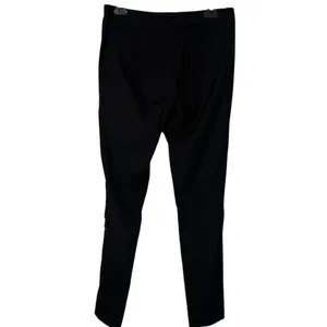 Theory Black Wool Straight Leg Pants Size 4 Zipper Ankle Quiet‎ Luxury Capsule thumbnail 8
