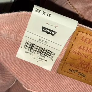 NWT Levi's 90s Women's Colored Denim Jeans Botanical Sunflower Pink 31X32 thumbnail 6
