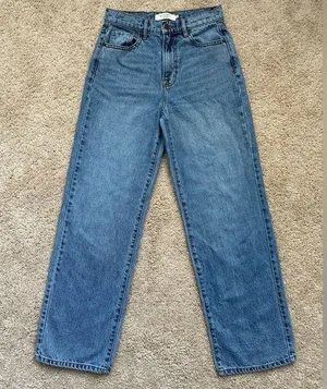 Women's HIDDEN Los Angeles Wide Leg Blue Jeans size 25 thumbnail 1