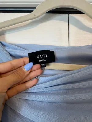 NWOT Vici Blue Mini Dress thumbnail 6