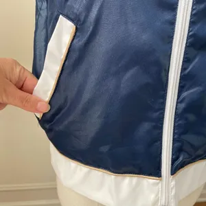 Vintage 90s Reebok Navy Blue Full Zip Vest Streetwear Unisex M thumbnail 6