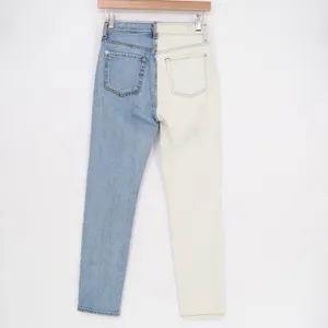 7 For All Mankind High Waist Josefina Two Tone Split Distressed Jeans Size 23 thumbnail 5