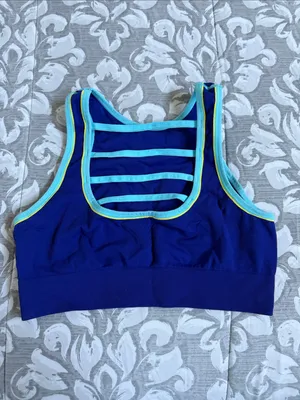 Reebok Kids Purple-Blue Swim Rashguard with Aqua Trim thumbnail 2