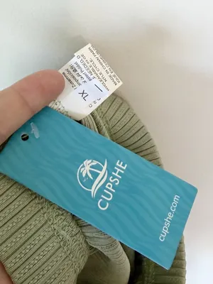 NWT Cupshe Mint Jersey Cami & Shorts Pajama Set - Size: Extra Large thumbnail 5