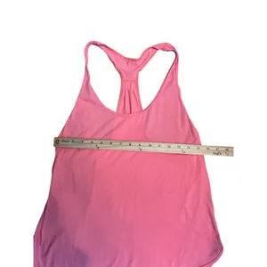 Lululemon Racerback Coral Tank Top Size 12 Womens Workout Activewear/fair/good c thumbnail 2