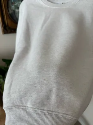 Aritzia Fleece Grey Crewneck Sweater thumbnail 6