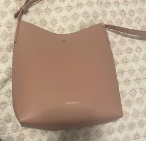 Samara pink vegan leather bag from Anthropologie thumbnail 1