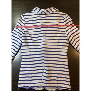 Hatley Nautical‎ Striped Jacket Blazer Womens Small Stretch Preppy Country Club thumbnail 16