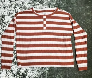 American Eagle‎ Ribbed Striped Top thumbnail 1