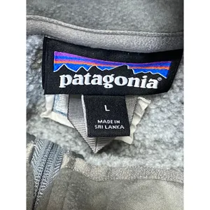 Patagonia Better Gray Fleece Half Zip Long Sleeve Sweatshirt Sweater Top Size L thumbnail 3