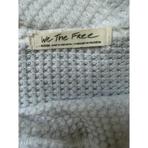 Free People‎ We The Free Westend Thermal Top White Women's Size Medium thumbnail 11
