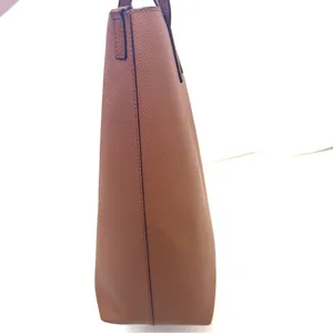 Michael Kors Camel Tan Saffiano Leather Haley Large Tote Bag Purse thumbnail 5