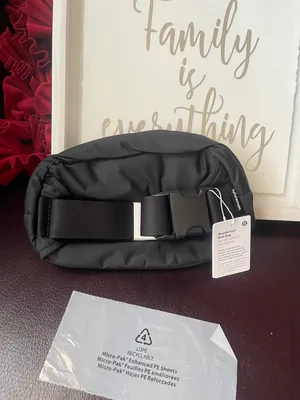 Lululemon Wonderlust belt bag NWT with a new shopping bag color varies thumbnail 10