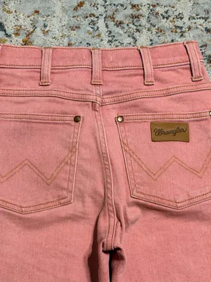 Wrangler Heritage high-rise straight-leg crop jeans dusty pink size 26 thumbnail 8