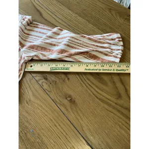 Eden & Olivia Shirt Size Large Striped‎ Tunic Boho Peasant Hippie Preppy thumbnail 6