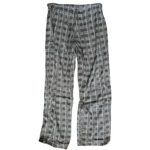 Lauren Ralph Lauren Size M Black Blue Plaid Long Sleeve Pajama Top & Bottom Set thumbnail 7