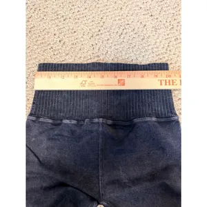 Free People Movement Good Karma Washed‎ Black Leggings S NWOT thumbnail 6