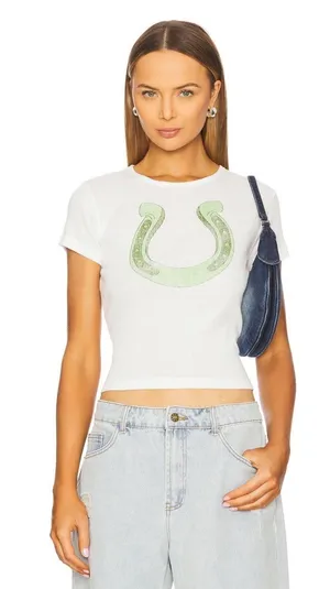 Revolve Horseshoe Baby Tee thumbnail 1