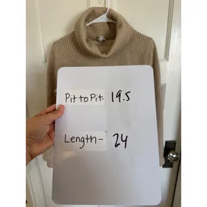 J.Crew Long-sleeve funnelneck pullover in Vintage Sandstone Dust size small thumbnail 10