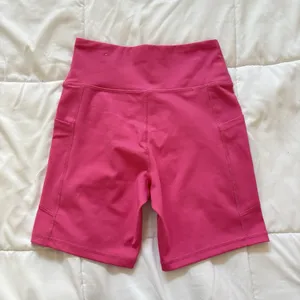 American Eagle Womens Size XS Spandex Hot Pink The Everything Pocket Bike Shorts thumbnail 6