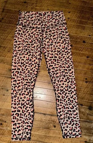 Fabletics leopard print sporty Athleisure leggings thumbnail 1