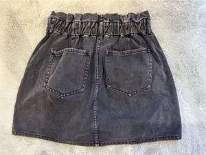 Pacsun Cinched Denim Washed Skirt thumbnail 2