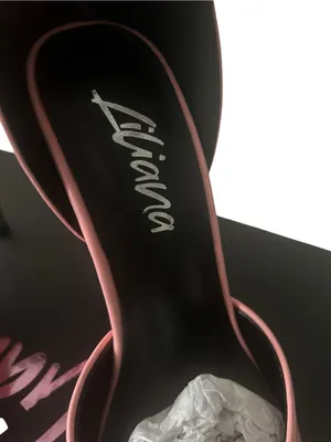 Liliana Pink Patent Pointed-Toe Strappy Heels thumbnail 6
