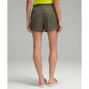 Lululemon Dance Studio High-Rise Short 3.5" Army Green Size 0 thumbnail 2