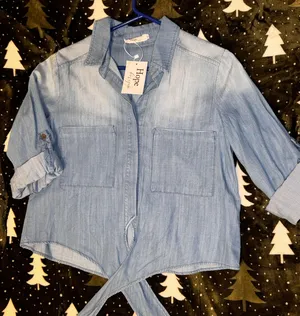 Light Denim Button Up thumbnail 6