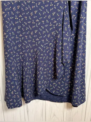 MADEWELL Ruffle Wrap Midi Skirt in Spring Fling, 10, Feminine Floral Cottagecore thumbnail 7