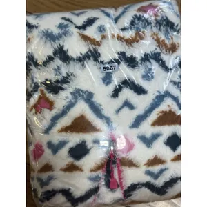 Eddie Bauer‎ 1/4 Zip Fleece Jacket Women Size Medium Aztec Country Preppy Fluffy thumbnail 16