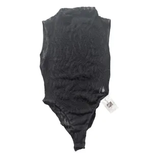 NWT Black Sheer Lace Mock Neck Bodysuit XS‎ thumbnail 5