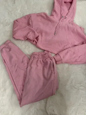 Pink Sweat Set Boohoo thumbnail 1