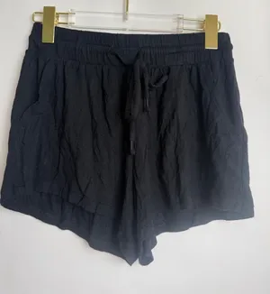 Stars Above Black Lounge Drawstring Shorts Pajamas Size Small thumbnail 1