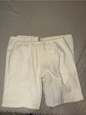 Brandy Melville White Linen Pants thumbnail 3