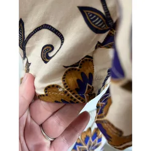 Farm Rio Jasmin‎ Mixed Print Midi Dress Boho Tropical Size M/L thumbnail 6