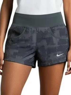 Nike Dri-Fit XL Camo Running Shorts Womens Athletic Gym Workout Activewear Sport thumbnail 1