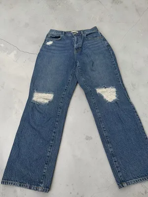 PacSun High Rise Straight Distressed Jeans Size 26‎ thumbnail 2