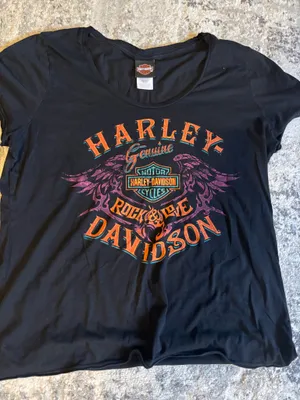Harley Davidson Black Widow Port Charlotte t-shirt woman’s size XXL thumbnail 1