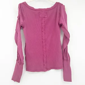 Free People We the Free Womens‎ Y2K Daisy Chain Braided Sleeve Cuff Knit Top S thumbnail 9