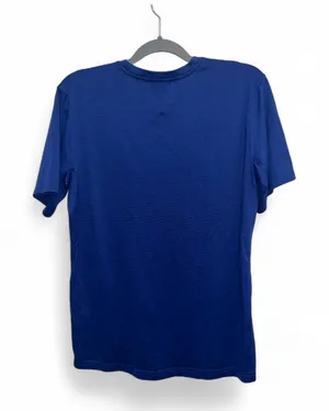 Nike Men’s Dri Fit Blue Short Sleeve Shirt Size Medium thumbnail 2