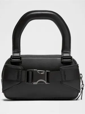 NWT Lululemon x SLNSH Collection Leather Alt. Top-Handle Mini Belt Bag - Black thumbnail 3