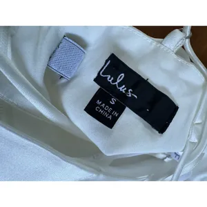 Lulus Luxe Reputation White Satin Sleeveless Cowl Neck Mini Dress Small thumbnail 7