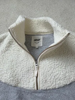 Aerie Quarter-Zip Sweatshirt thumbnail 4